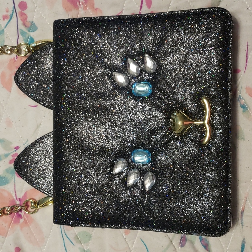 Betsey Johnson cat purse